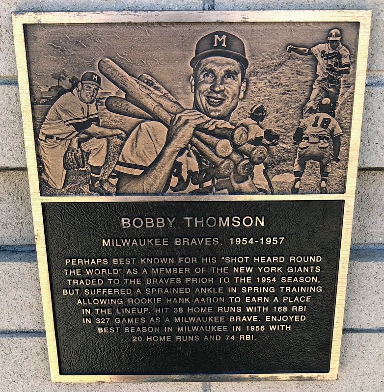Bobby Thomson Marker image. Click for full size.