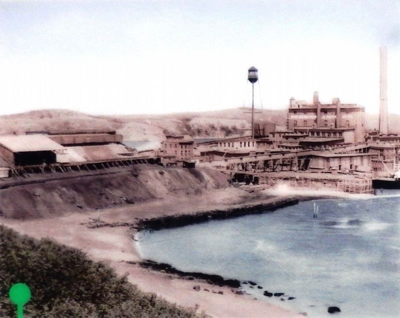 Marker detail: Port Royal Pulp and Paper Company, 1932. Click for full size. Marker detail: Port Royal Pulp and Paper Company, 1932 image. Click for full size.