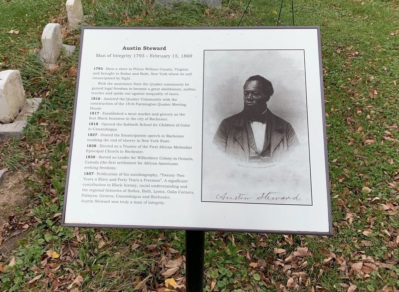 Austin Steward Marker. Click for full size. Austin Steward Marker image. Click for full size.