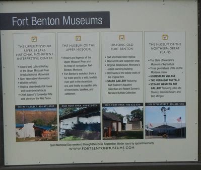 Fort Benton Museums image. Click for full size.