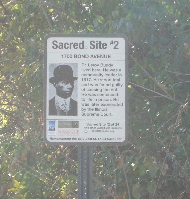 1700 Bond Avenue Marker. Click for full size. 1700 Bond Avenue Marker image. Click for full size.