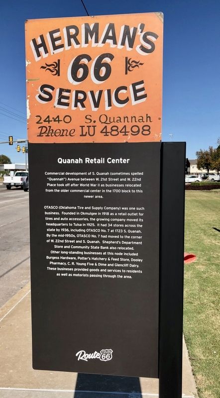 Quanah Retail Center Marker image. Click for full size.