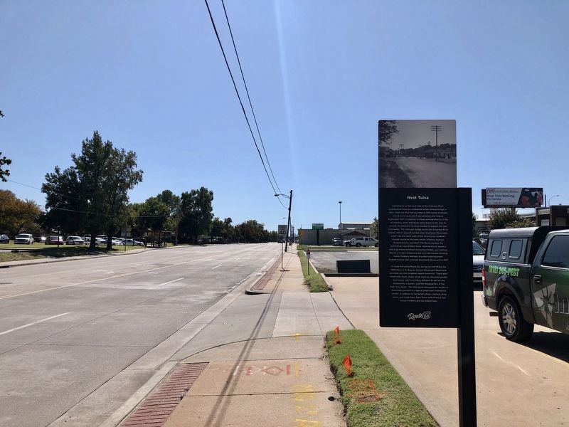 The view south on Southwest Boulevard (Old Route 66). image. Click for full size.