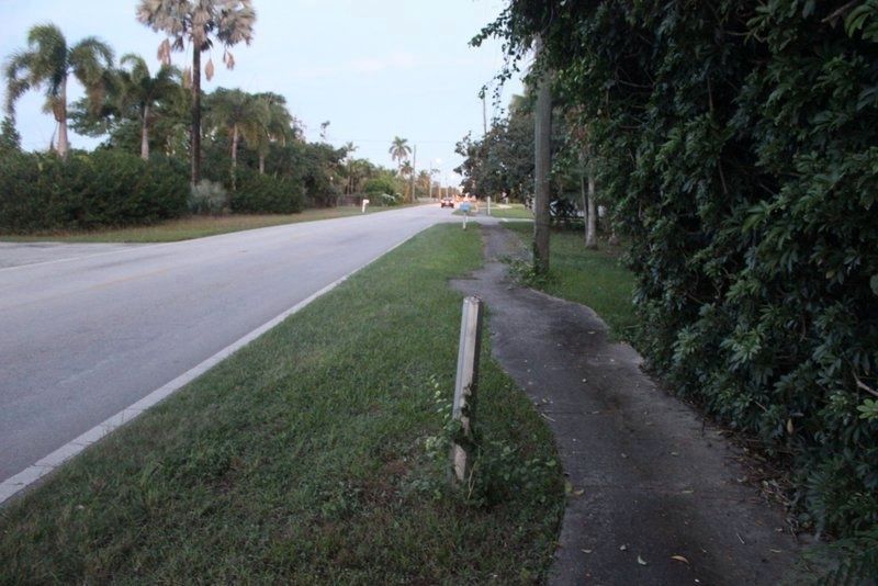 Former Palm Lodge Marker post. Click for full size. Former Palm Lodge Marker post image. Click for full size.