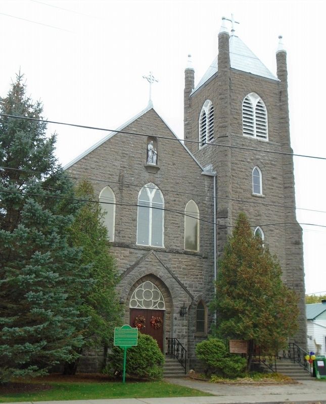 St. Ann's Church, Merrickville, and Marker image. Click for full size.