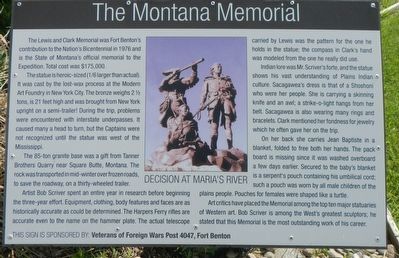 The Montana Memorial. Click for full size. The Montana Memorial image. Click for full size.