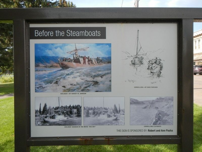 Before the Steamboats, on the back of the marker image. Click for full size.