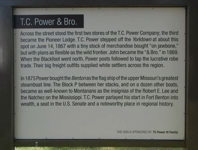 T.C. Power & Bro. Marker image. Click for full size.