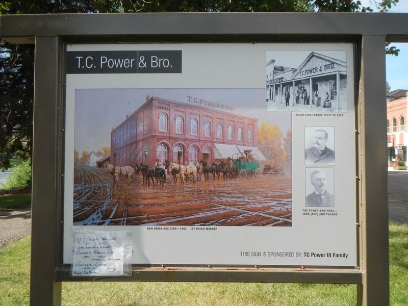 T.C. Power & Bro. Marker image. Click for full size.