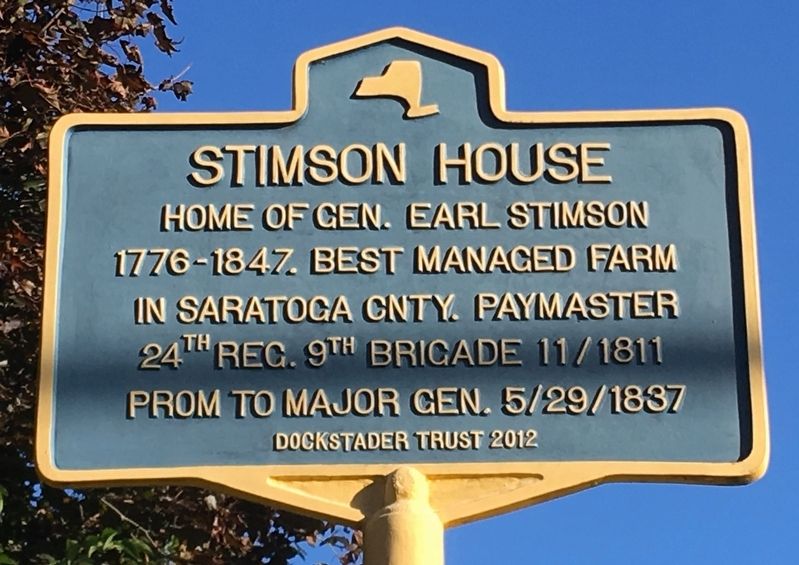 Stimson House Marker image. Click for full size.