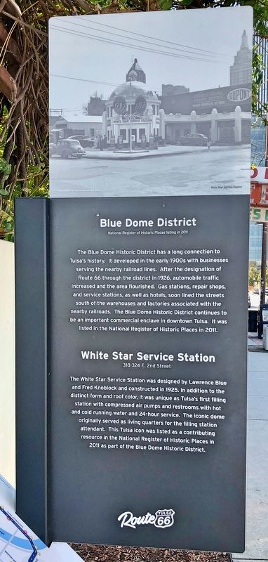 Blue Dome District Marker image. Click for full size.