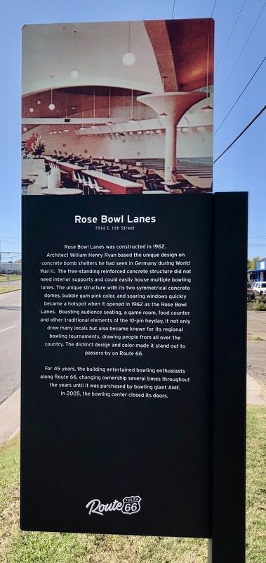 Rose Bowl Lanes Marker image. Click for full size.