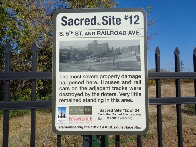 S. 5th St. and Railroad Ave. Marker image. Click for full size.
