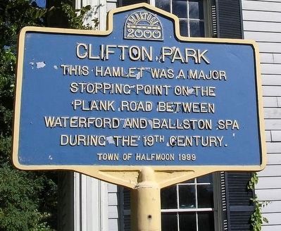 Clifton Park Marker image. Click for full size.
