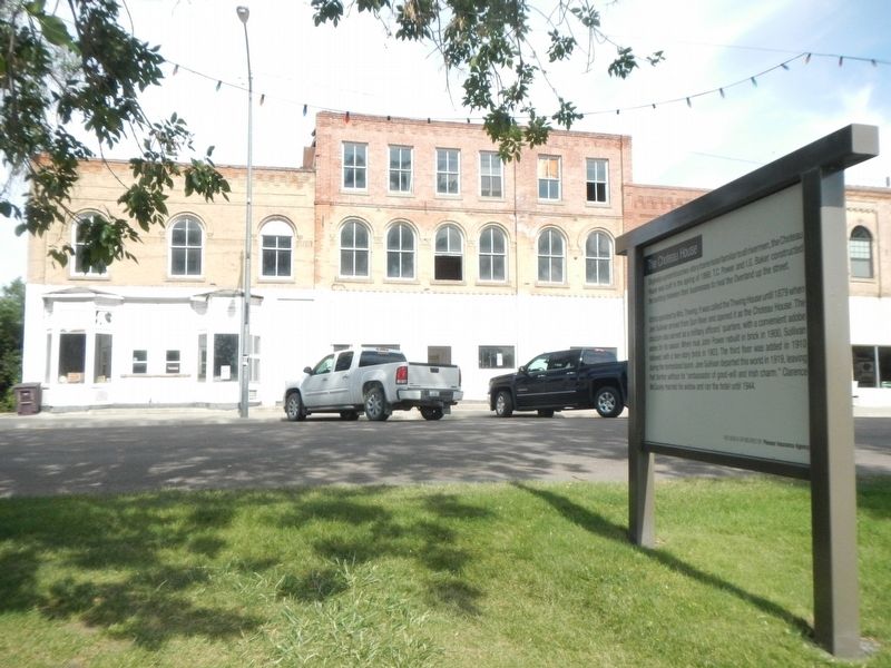 The Choteau House and Marker image. Click for full size.