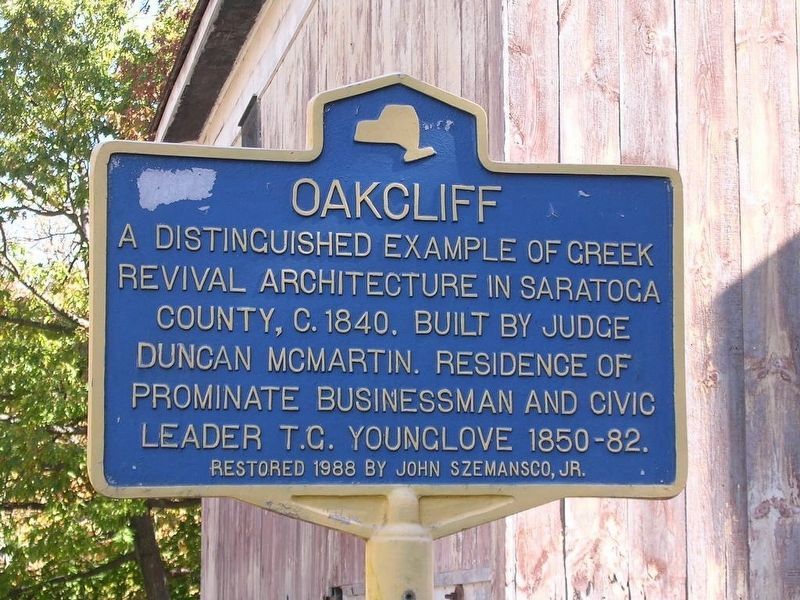 Oakcliff Marker image. Click for full size.