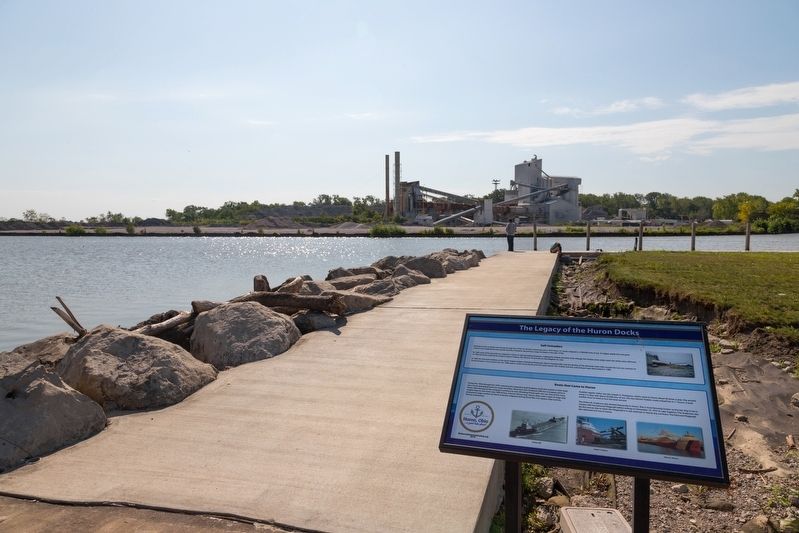 Legacy of the Huron Docks Marker image. Click for full size.