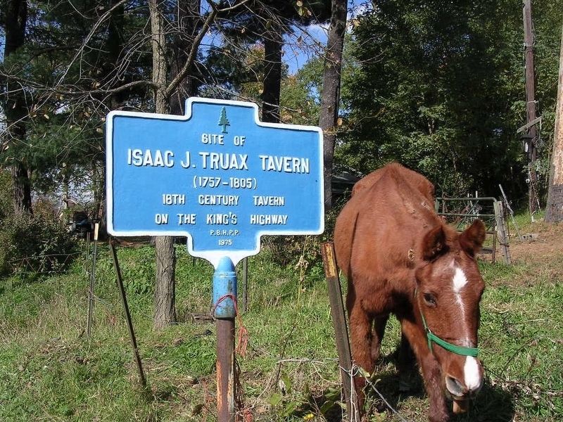 Issac J. Truax Tavern Marker. Click for full size. Issac J. Truax Tavern Marker image. Click for full size.