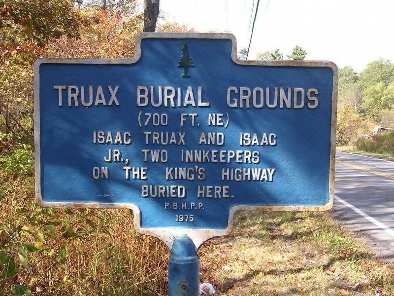 Truax Burial Grounds Marker image. Click for full size.