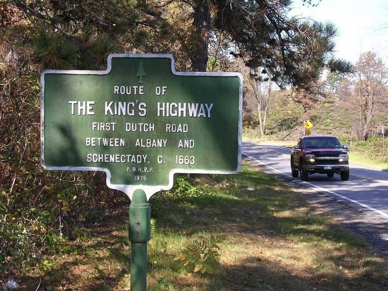 The King’s Highway Marker image. Click for full size.