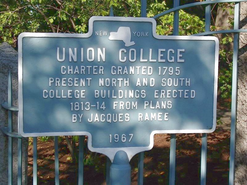 Union College Marker image. Click for full size.