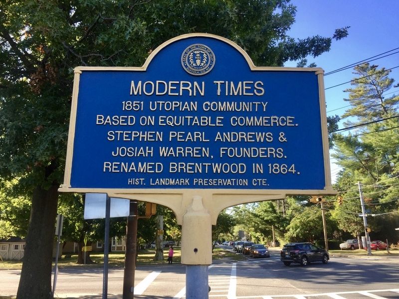 Modern Times Marker image. Click for full size.