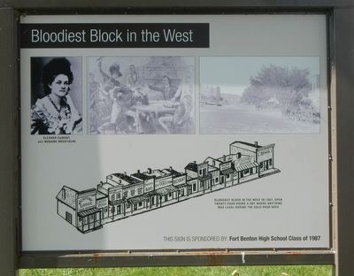 Bloodiest Block in the West Marker image. Click for full size.