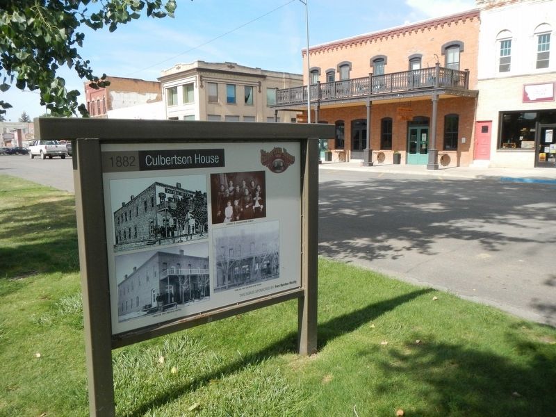 Culbertson House and Marker. Click for full size. Culbertson House and Marker image. Click for full size.