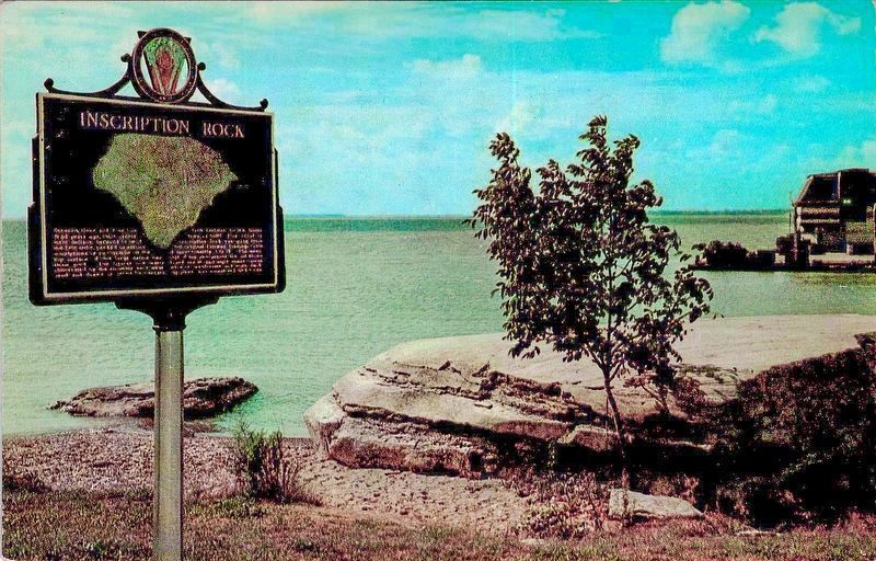 Inscription Rock , Kelleys Island—Lake Erie, Ohio image. Click for full size.