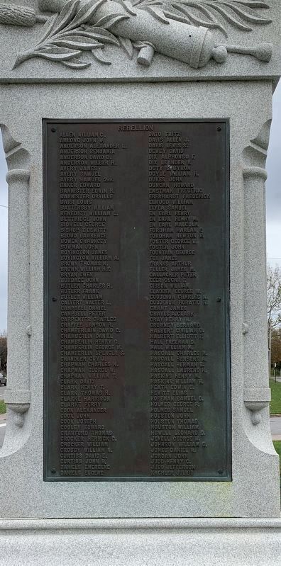Le Roy Civil War Memorial image. Click for full size.