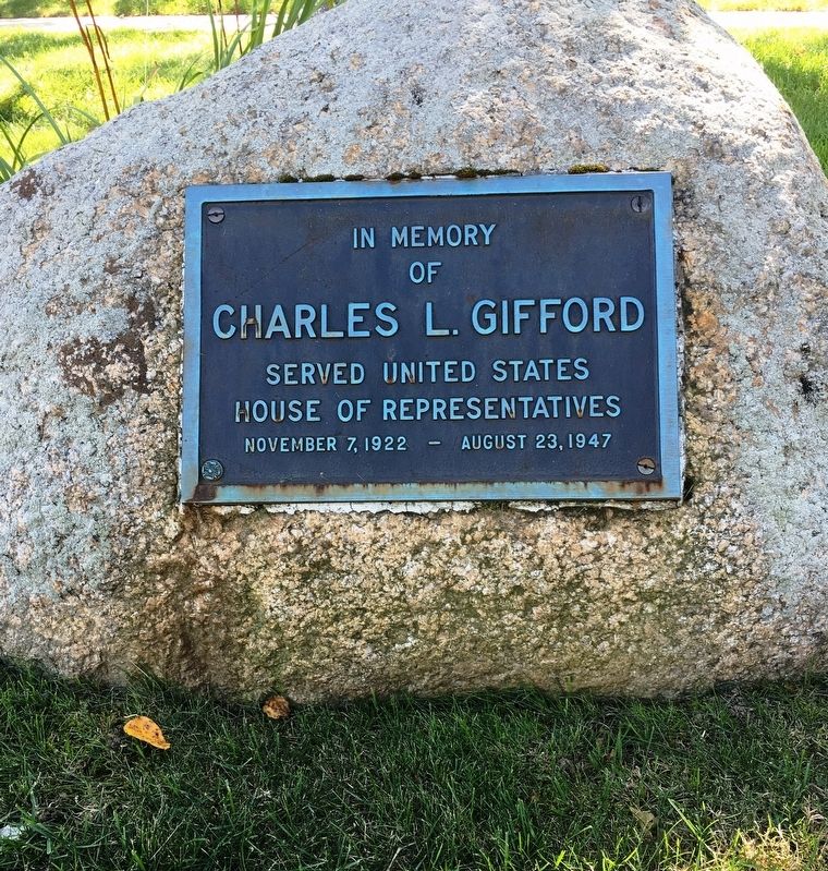 Charles L. Gifford Marker image. Click for full size.