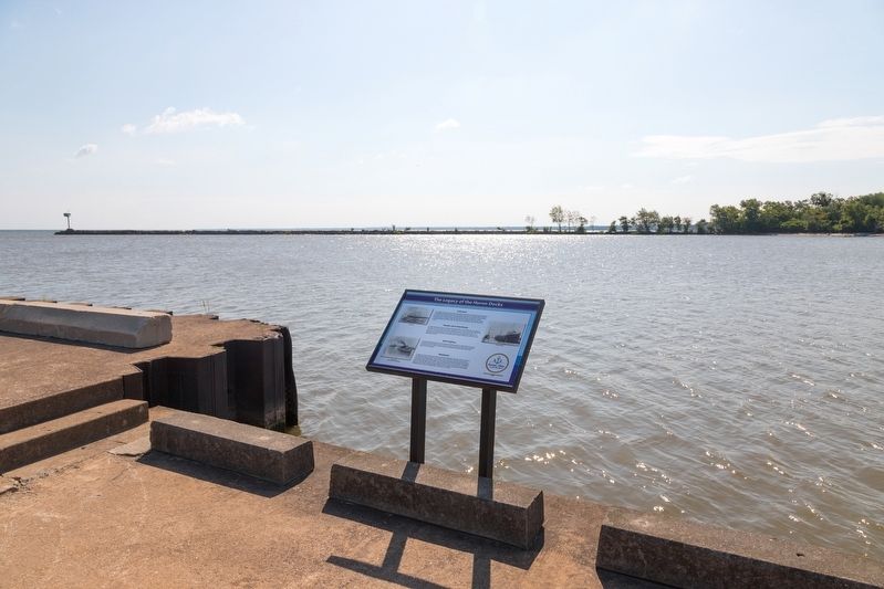 Legacy of the Huron Docks Marker. Click for full size. Legacy of the Huron Docks Marker image. Click for full size.