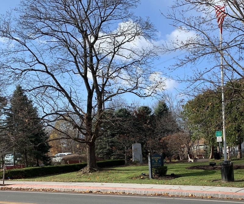 Bethlehem Veterans Memorial Viewed From Across Delaware Avenue image. Click for full size.