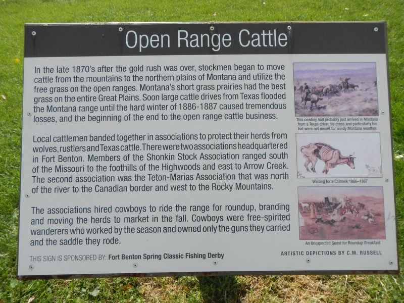 Open Range Cattle Marker image. Click for full size.
