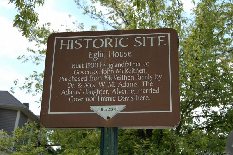 Eglin House Marker image. Click for full size.