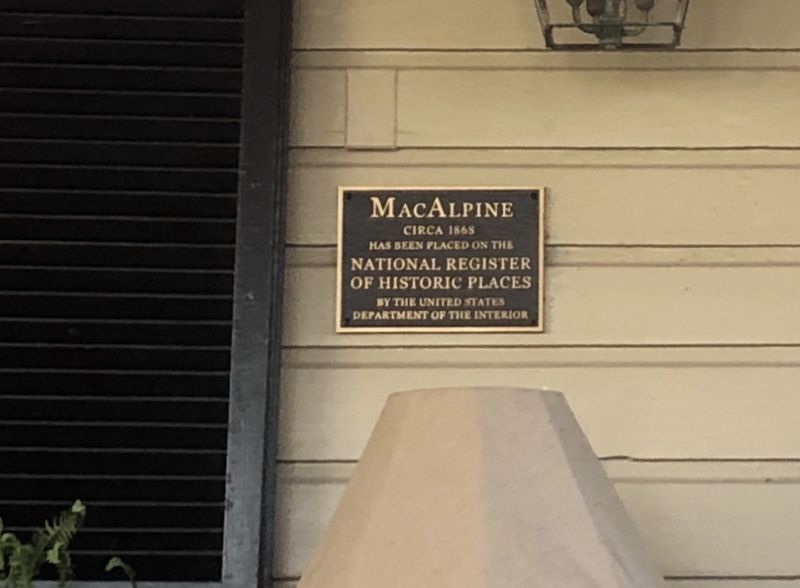 MacAlpine Marker image. Click for full size.