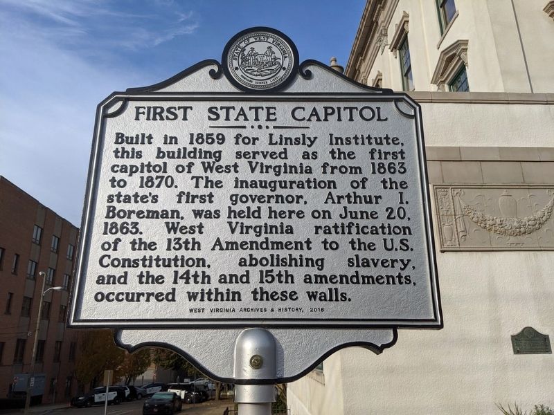 First State Capitol Marker image. Click for full size.