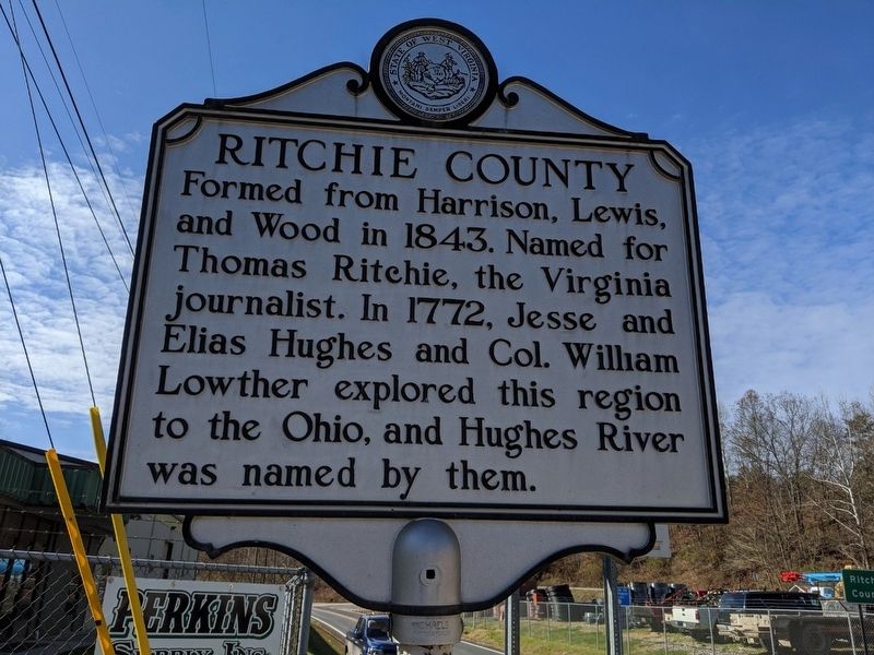Ritchie County Marker image. Click for full size.