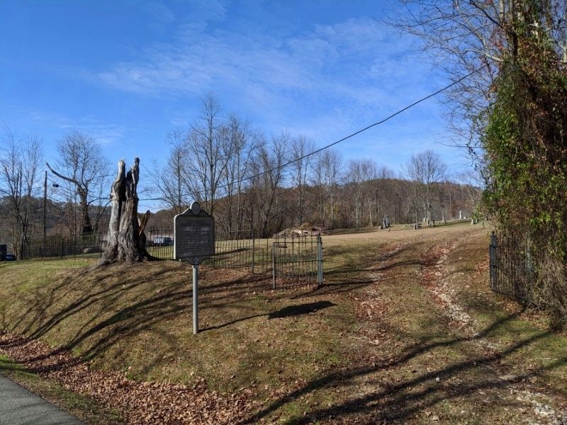 Greenbrier Church & Cemetery Marker. Click for full size. Greenbrier Church & Cemetery Marker image. Click for full size.