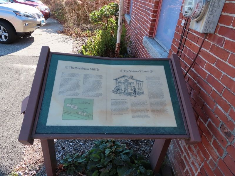 The Washburn Mill & The Visitor’s Center Marker. Click for full size. The Washburn Mill & The Visitor’s Center Marker image. Click for full size.