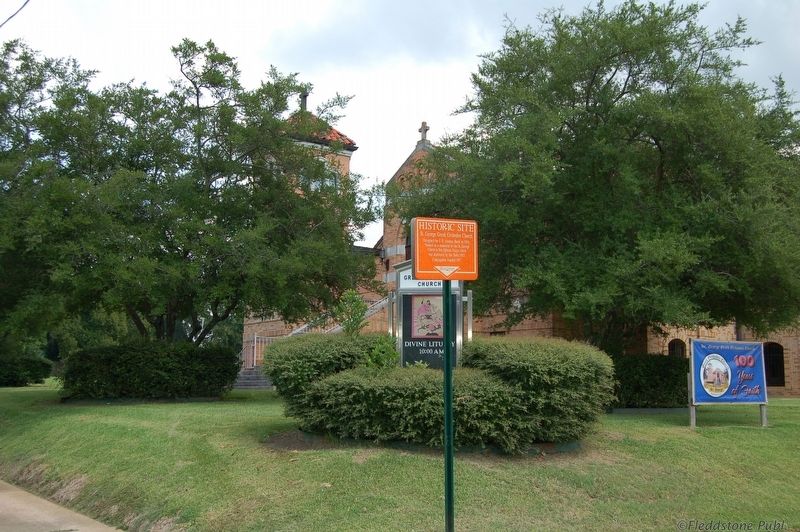 St. George Greek Orthodox Church Marker. Click for full size. St. George Greek Orthodox Church Marker image. Click for full size.