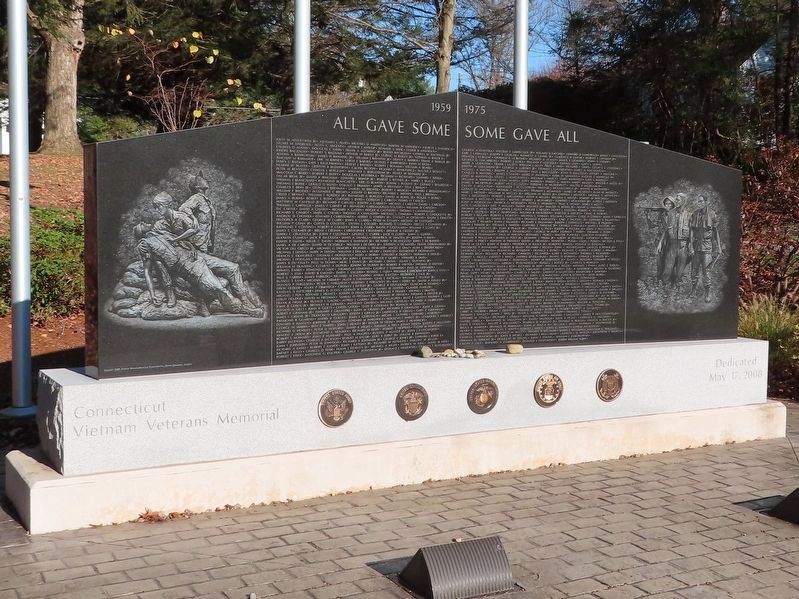 Connecticut Vietnam Veterans Memorial image. Click for full size.