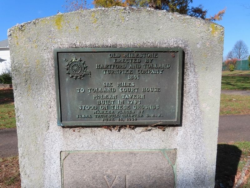 Old Milestone Marker. Click for full size. Old Milestone Marker image. Click for full size.