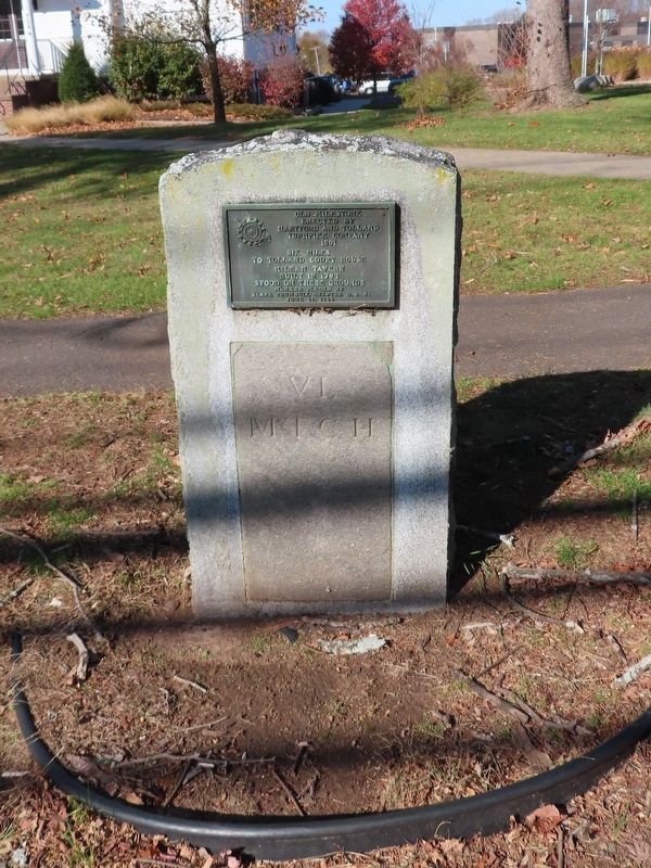 Old Milestone Marker image. Click for full size.