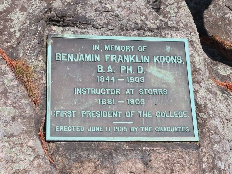 Benjamin Franklin Koons Marker image. Click for full size.