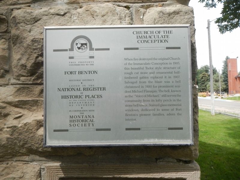 Church of the Immaculate Conception Marker image. Click for full size.