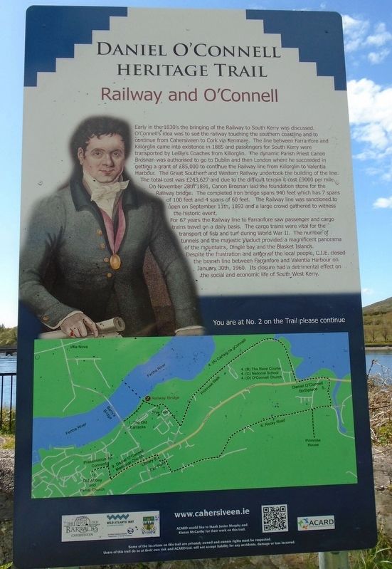 Railway and O'Connell Marker image. Click for full size.