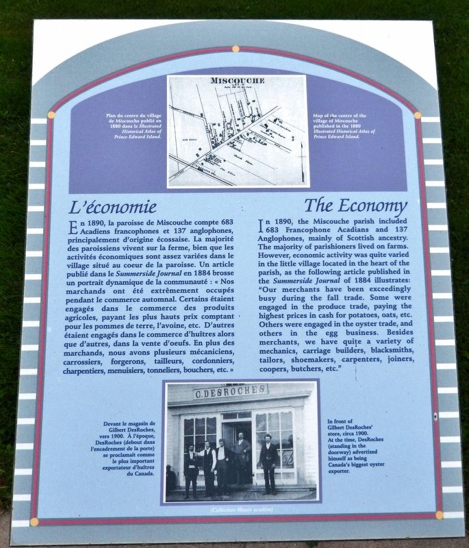 L'économie / The Economy Marker image. Click for full size.
