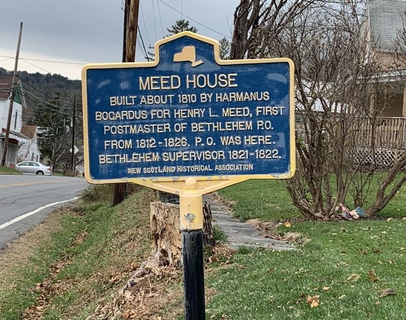 Meed House Marker image. Click for full size.