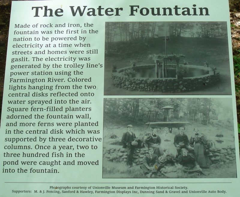 The Water Fountain Marker. Click for full size. The Water Fountain Marker image. Click for full size.